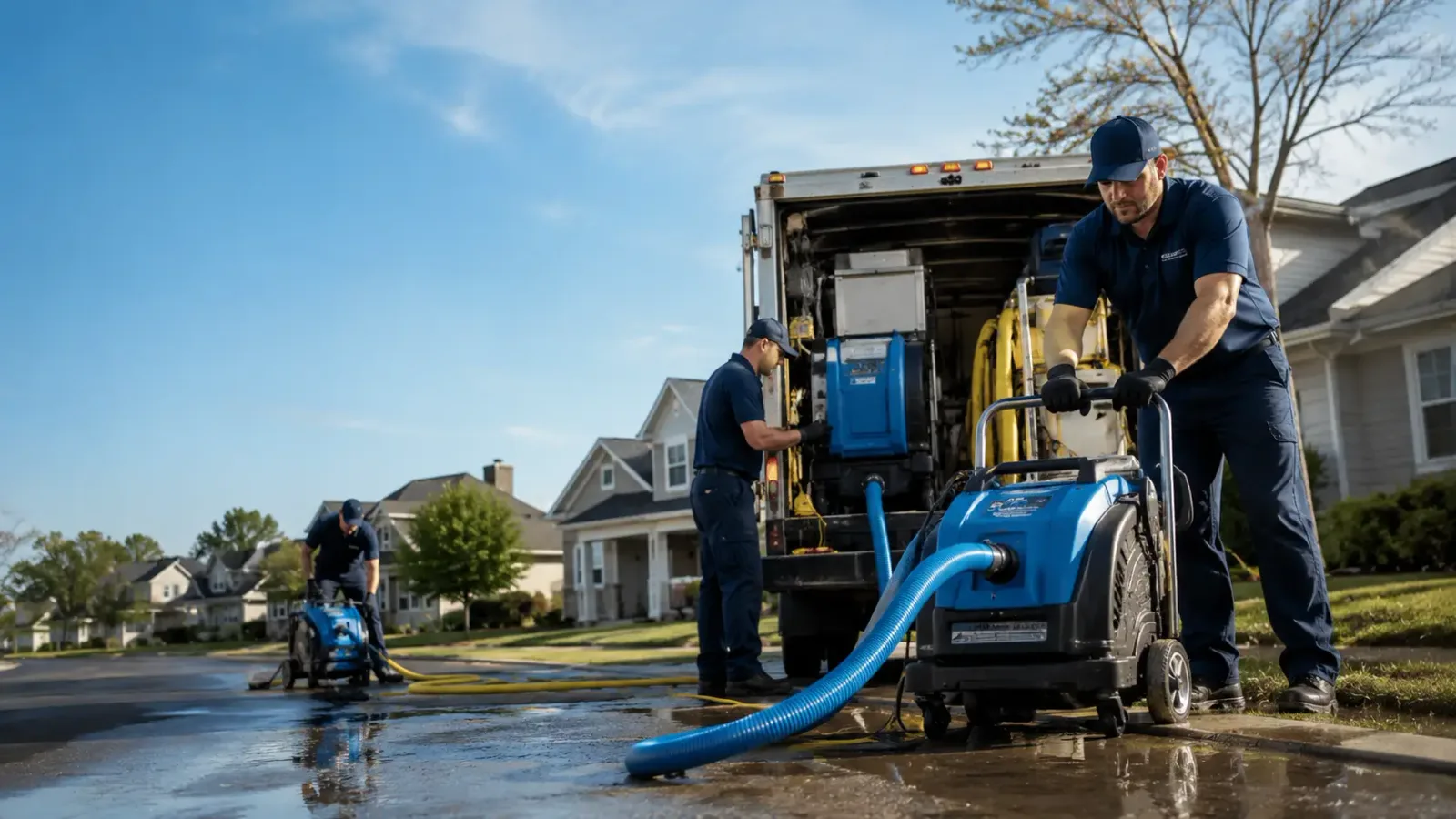 Flood Damage Cleanup in Pope Army Airfield, NC